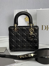 Dior original lambskin small my ABCdior bag M0538-2 black