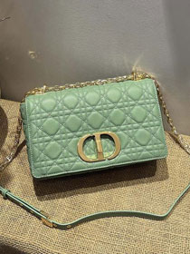 Dior original calfskin medium caro bag M9242 mint green