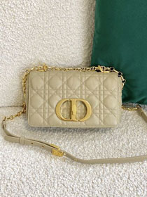 Dior original calfskin small caro bag M9241 beige