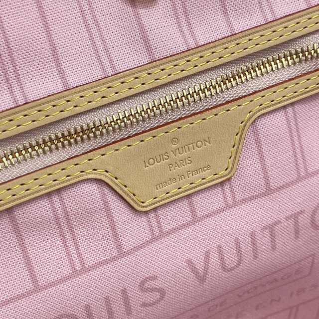 Louis vuitton original damier aziur neverfull gm N41604 pink