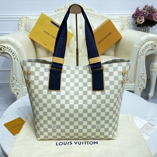 Louis vuitton original damier azur neverfull mm N41179 