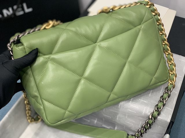 CC original calfskin medium 19 flap bag AS1161 olive