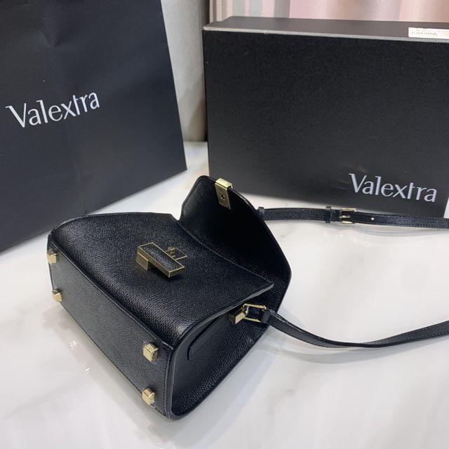 Valextra original calfskin iside nano bag 21028 black