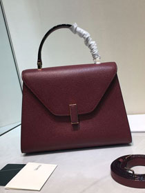 Valextra original calfskin iside medium bag 56028 bordeaux