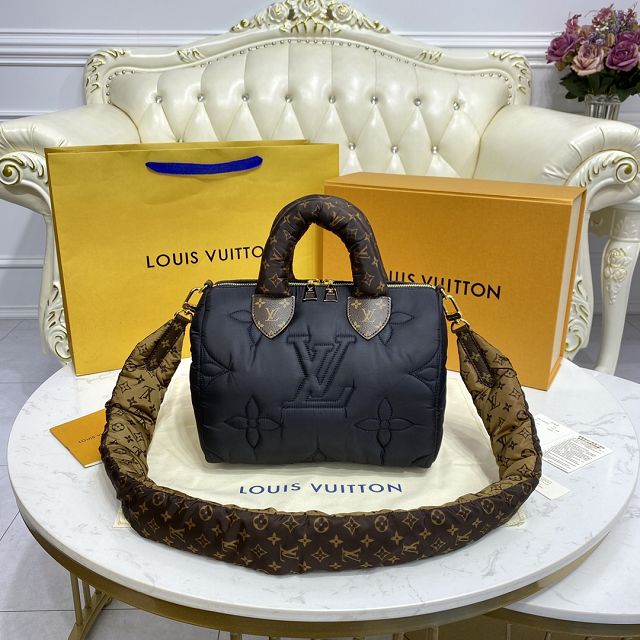 Louis vuitton original econyl speedy 25 M59008 black