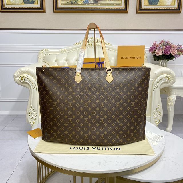 2022 Louis vuitton original monogram canvas all-in handbag gm M43893