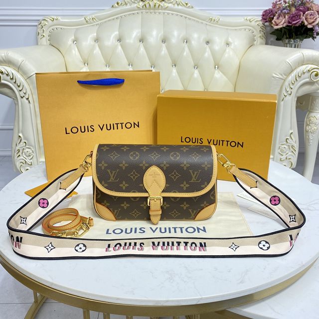 Louis vuitton original monogram canvas diane satchel M45985 