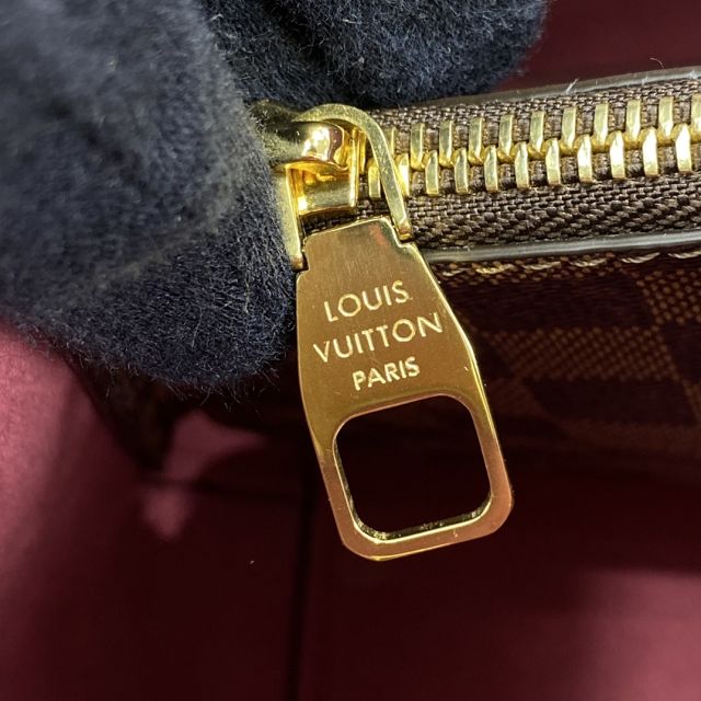 Louis vuitton original damier ebene neonoe bag N40214 burgundy