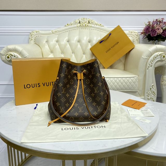 Louis vuitton original damier ebene neonoe bag N40214 yellow