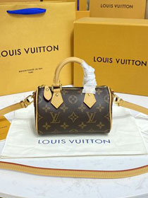 Louis vuitton original monogram canvas nano speedy M81085