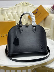 Louis vuitton original epi leather alma pm M40862 black