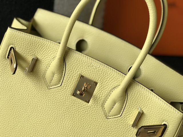 Hermes original togo leather birkin 35 bag H35-1 jaune poussin