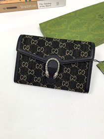 GG original denim mini chain bag 401231 black