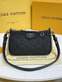 Louis vuitton original calfskin easy pouch M80349 black