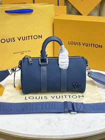 Louis vuitton original calfskin keepall XS bag M80950 blue