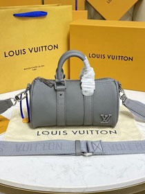 Louis vuitton original calfskin keepall XS bag M80950 grey