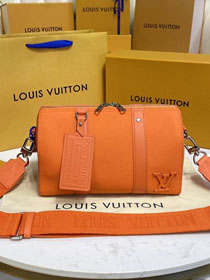 Louis vuitton original calfskin keepall city bag M57082 orange