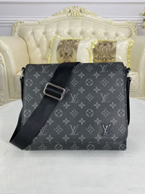 Louis vuitton original monogram eclipse district messenger bag mm M45272