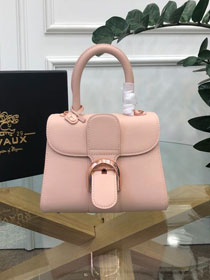 Delvaux original grained calfskin brillant mini bag AA0406 nude