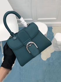 Delvaux original grained calfskin brillant mini bag AA0406 peacock green