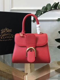 Delvaux original grained calfskin brillant mini bag AA0406 red