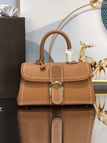 Delvaux original grained calfskin brillant small bag AA0417 caramel