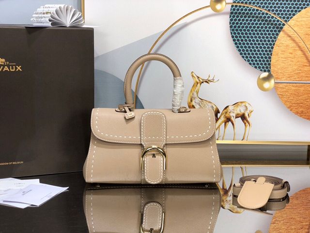 Delvaux original grained calfskin brillant small bag AA0417 sand