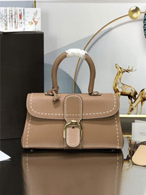 Delvaux original grained calfskin brillant small bag AA0417 tender beige