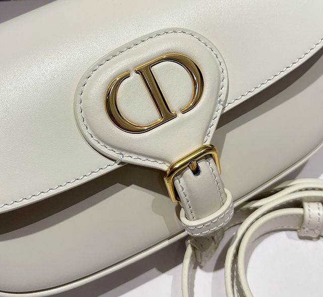 Dior original box calfskin bobby east-west bag M9327 white