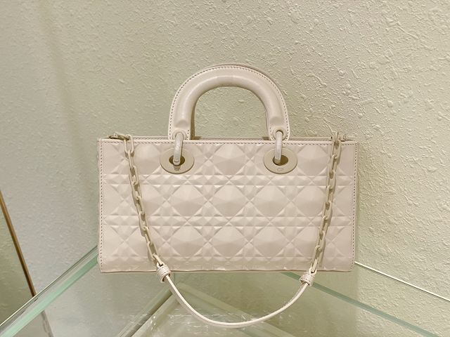 Dior original calfskin lady D-Joy bag M0540 white