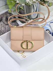 Dior original box calfskin micro 30 montaigne bag S2110 apricot