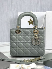 Dior original lambskin small my ABCdior bag M0538-2 gray