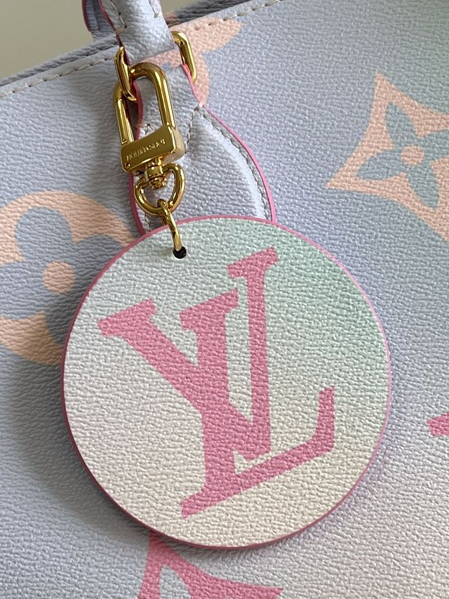 Louis vuitton original monogram onthego gm M46076 sunrise pastel