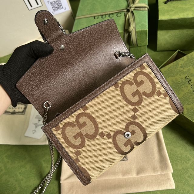 GG original canvas mini chain bag 401231 camel