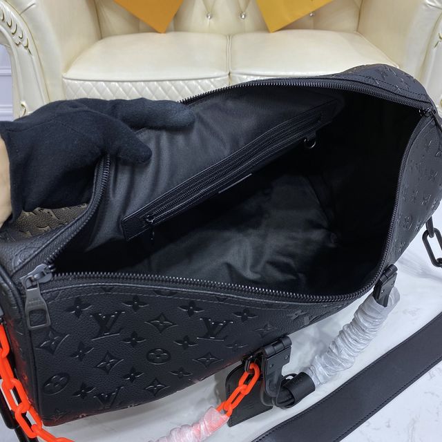 Louis vuitton original calfskin keepall 50 M44470 black