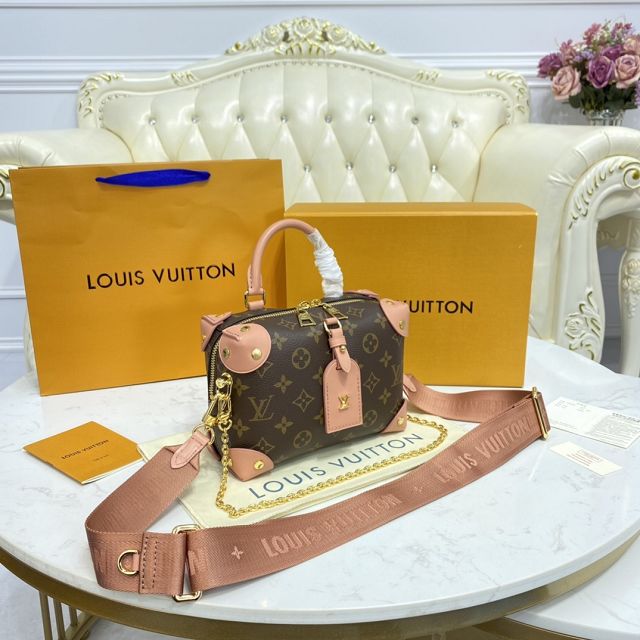 2022 Louis vuitton original monogram petite malle souple M45531 pink