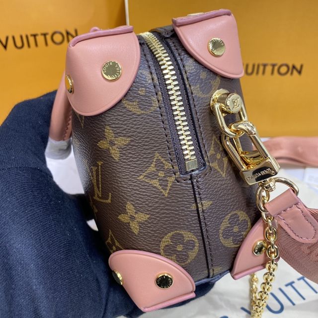 2022 Louis vuitton original monogram petite malle souple M45531 pink