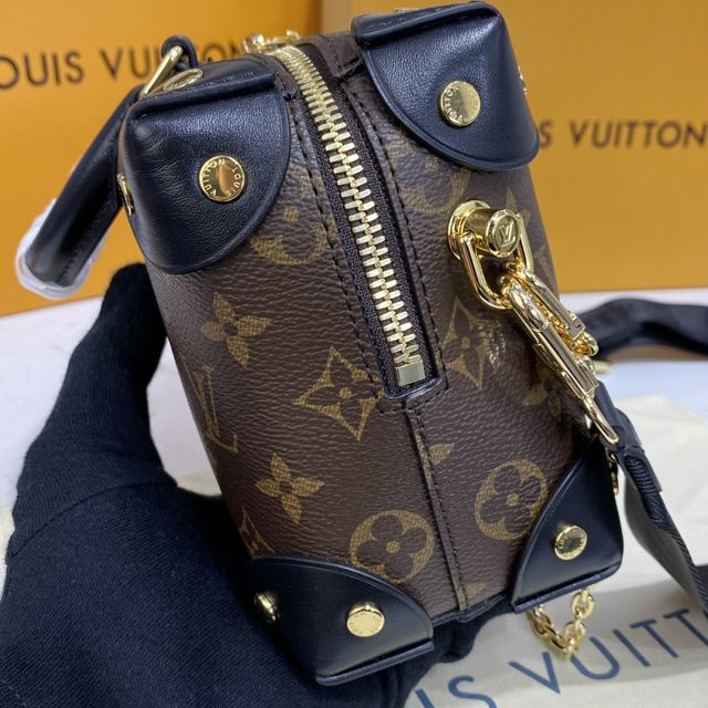 2022 Louis vuitton original monogram petite malle souple M45571 black