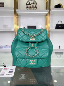 CC original lambskin mini backpack AS2908 green