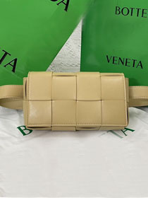 BV original lambskin cassette belt bag 639367 cassava