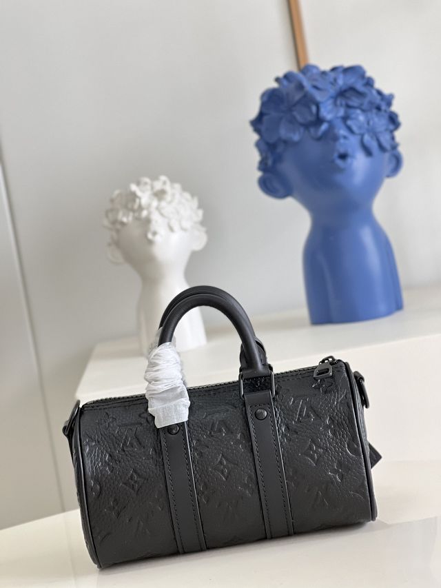 Louis vuitton original calfskin mini keepall 25 M20900 black