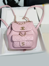 CC original lambskin mini backpack AS2908 pink