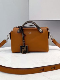 Fendi original calfskin mini by the way boston bag 8BL145 brown