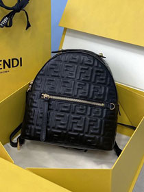 Fendi original calfskin mini backpack 8BZ038 black