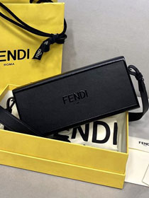 Fendi original calfskin medium case 7VV132 black