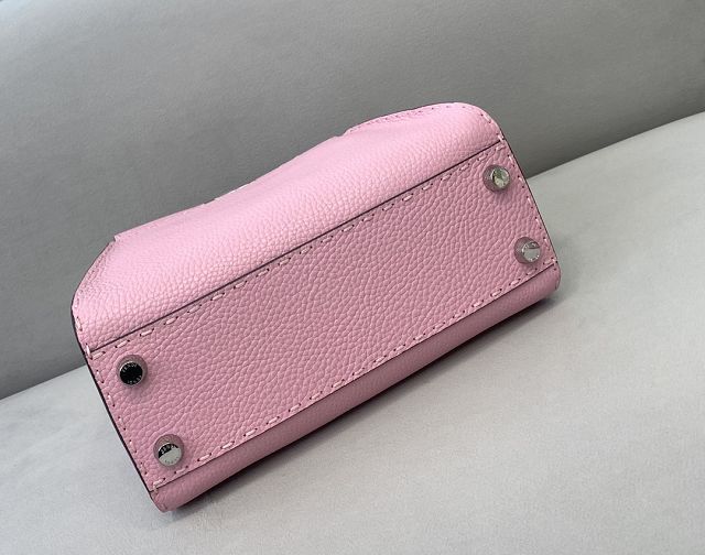 Fendi original calfskin small peekaboo bag 8BN244 pink