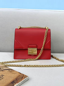 Fendi original calfskin mini kan U bag 8M0513 red