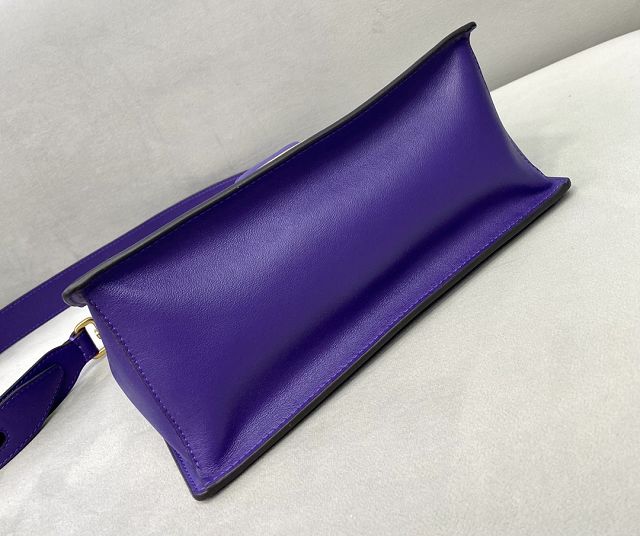 Fendi original calfskin small kan U bag 8M0515 purple