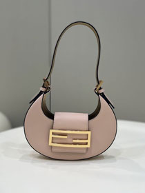 Fendi original calfskin cookie mini hobo bag 8BS065 light pink