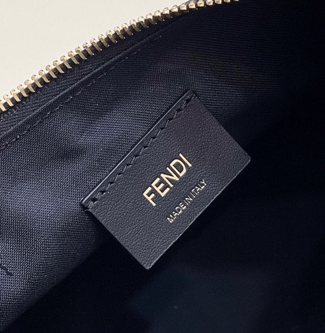 Fendi original calfskin small fendigraphy bag 8BR798 black